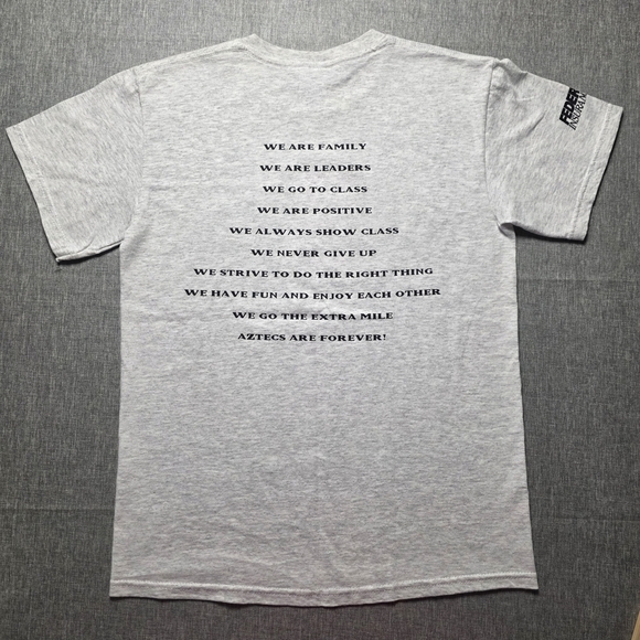 Vintage SDSU Aztecs T-Shirt - Collegiate Pride & Values Unisex Size S - Picture 3 of 9